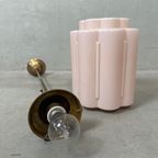 Art Deco Lamp – Rosé Opaline thumbnail 4