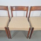 Vintage Teak Tafel & 6 Stoelen Mid Century Denmark '60 thumbnail 17