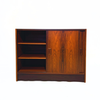 Mid Century Vintage Deens Palissander Kastje Met Schuifdeuren thumbnail 2
