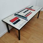 Vintage Tegeltafel, Salontafel, Mid Century Salontafel 05 thumbnail 9