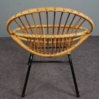 Kenmerkende Rotan Fauteuil, Dutch Design, 1960 thumbnail 5