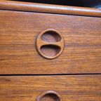 Arne Vodder, G.V. Møbler Vintage Jaren 60 Deens Bureau Teak thumbnail 6