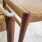 Set Van Zes Model 75 Stoelen In Teak Van N.o. Moller thumbnail 20