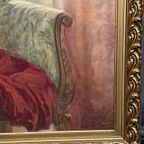 Rene Esgain. "Hond In Een Fauteuil". thumbnail 7
