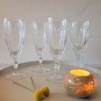 Vintage Kristallen Hoge Wijnglazen, 4 Stuks thumbnail 5
