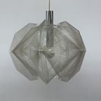 Paul Secon For Sompex Clear Wire Hanging Lamp , 1970S Germany thumbnail 4