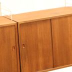 Vintage Wandsysteem / Wandmeubel / Dressoir Van Nisse Strinning Voor String, Zweden 1950 thumbnail 8