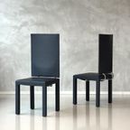 Arcalla Eetkamerstoelen Set 4x B&b Italia Paolo Piva Vintage thumbnail 8