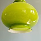 Vintage Groene Opaline Hanglamp, Jaren 60-70 thumbnail 6