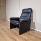 De Sede Ds50/Ds55 Fauteuil - Zwart - Neckleder - Design thumbnail 3