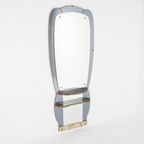 Italian Mid-Century Modern Full Length Mirror / Spiegel / Wandspiegel From Crystal Art, 1960S thumbnail 3
