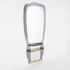 Italian Mid-century Modern Full Length Mirror / Spiegel / Wandspiegel From Crystal Art 1960s thumbnail 3