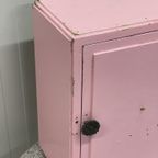 Roze Brocante Medicijnkastje Wandkastje Vintage thumbnail 5