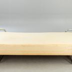 Vintage Ikea Kromvik Chromen Bed Met Matras, Knut Hagberg, Jaren 80 thumbnail 3