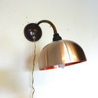 Retro Vintage Wandlamp Lamp Metaal Jaren 60 thumbnail 2