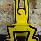 Keith Haring Kinderstoel / Decoratief Object Geel (nieuw!) thumbnail 7
