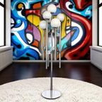 Gaetano Sciolari Chrome Staande Lamp - Jaren 70 thumbnail 4