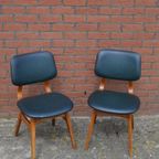 Retro Dutch Design Keukenstoelen Set Van 2 Groen thumbnail 2