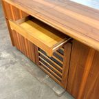 Italiaans Vintage Dressoir Kast Met Walnoot Hout thumbnail 10