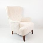 Vintage Artifort Theo Ruth Heren Fauteuil Teddy Nieuwe Stof thumbnail 4