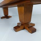 Art Deco Kerkbank Opnieuw Gestoffeerd thumbnail 14