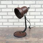 Vintage Bureaulamp Bruin thumbnail 2