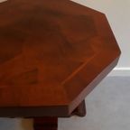 Klassieke Oude Wijntafel Bijzettafel Vintage Salontafel thumbnail 4