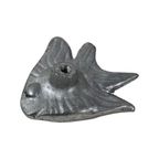 Handmade - Fish Shaped Drawer / Door Pull Or Handle - Casted Aluminum (New Old Stock) - Made In I thumbnail 4