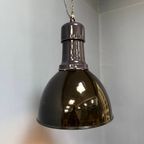 Grote Zwart Emaille Bauhaus Fabriekslamp thumbnail 14