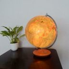 Retro Vintage Wereldbol Globe Lamp Tafellamp Voor 1986 thumbnail 4