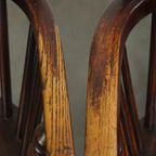 Set Van 4 Prachtige Antieke Engelse Lowback Windsor Stoelen/ Eetkamerstoelen thumbnail 12