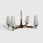 Vintage Plafondlamp, 4-Armige Lamp thumbnail 2