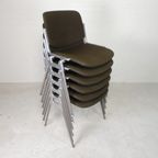 Set Van 6 Castelli Dsc Axis 106 Stoelen Door Giancarlo Piretti, Jaren 60 thumbnail 15