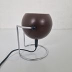 Vintage Space Age Eyeball Lamp Bruin Jaren 70 Design. thumbnail 6