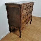 Vintage Queen Ann Ladekastje, Commode Dressoir Ladekast Badkamermeubel 106 thumbnail 9