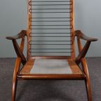 Vintage Topform Fauteuil/ Lounge Chair, Hoge Rug thumbnail 7