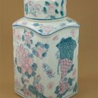 Vintage Dekselvaas Gemberpot Pastel Chinees thumbnail 4