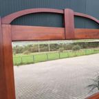 Antieke Art Deco Spiegel Xl Houten Badkamerspiegel Jr 20 thumbnail 3