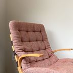 Vintage Houten Kleppe Fauteuil Uit Denemarken thumbnail 6