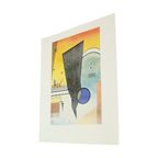 Offset Lithografie Wassily Kandinsky Gebogene Spitze 1924 Achenbach Art Edition thumbnail 8