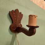 Schattig Brocante Vintage Lampje, Tafellamp, Schemerlamp thumbnail 10