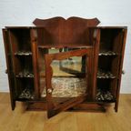 Vintage, Mid Century Dressoir, Drankkast, Barkast, Wandkast. thumbnail 15