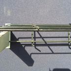 Vintage Kapstok Met Zwart Metaal Hoedenrek, Retro Design thumbnail 2