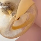 Italian Murano Glass Swirly Donut Hanging Light thumbnail 8