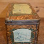 Vintage Blikken Doos Met Illustraties Jaren 1920-1930 thumbnail 4