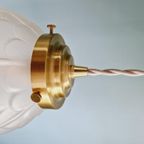 Art Deco Hanglamp Van Gesatineerd Glas (5 Beschikbaar) thumbnail 10