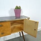 Jaren 50 Kastje Met Lades En Formica Blad Vintage thumbnail 7