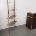 Belgo Chrom Glass Brass Freestanding Wall Unit Regency Bar thumbnail 8