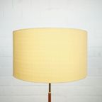 Mid Century Floor Lamp With Brass Details thumbnail 3