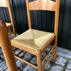 6 Vintage Eetkamerstoelen thumbnail 5